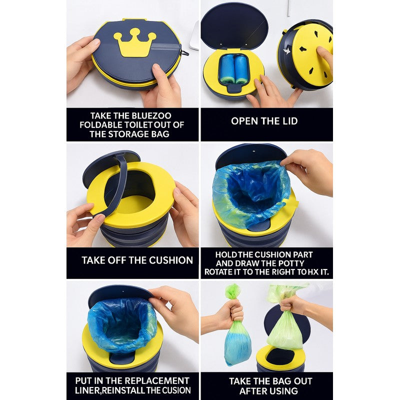 Foldable Travel Potty for Children - Portable
