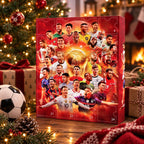 Football Advent Calendar - 24-Door Countdown Box