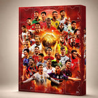 Football Advent Calendar - 24-Door Countdown Box