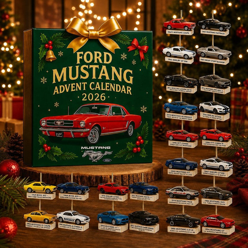 Ford Mustang Advent Calendar - 24 Miniature Car Models
