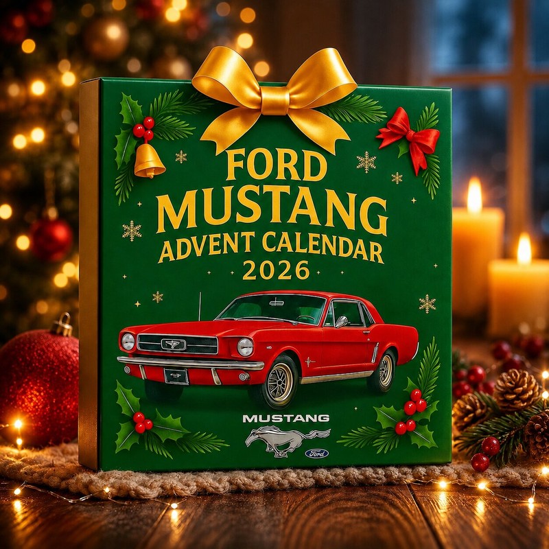 Ford Mustang Advent Calendar - 24 Miniature Car Models