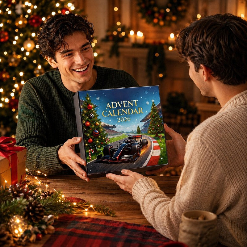 Formula 1 Advent Calendar 2026 - Motorsport Theme with 24 Surprises