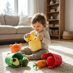 Fruit and Vegetable Sorting Toy Set - Food Pieces