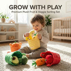 Fruit and Vegetable Sorting Toy Set - Food Pieces