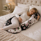 G-Shaped Pregnancy Body Pillow - Light Grey