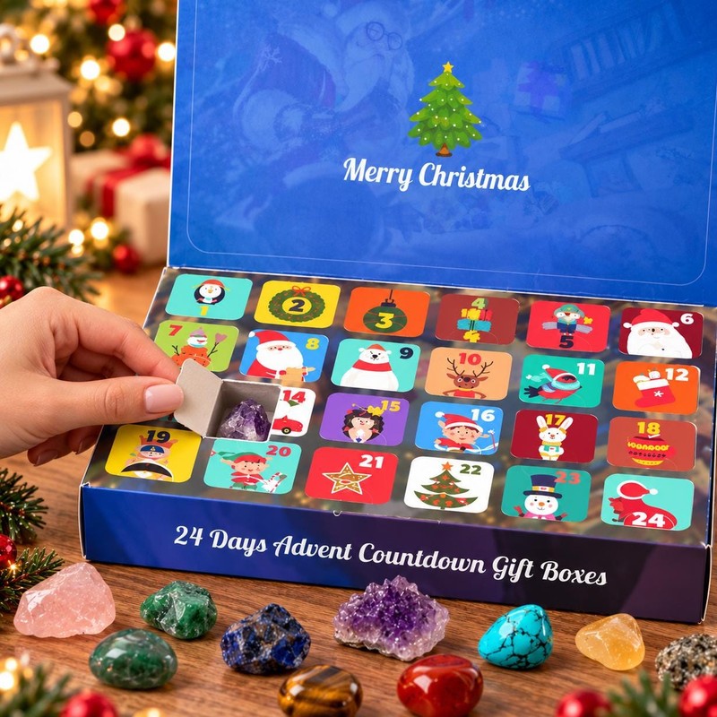 Gemstone Advent Calendar - 24 Days Countdown Gift Set