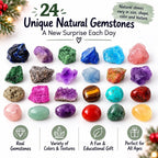 Gemstone Advent Calendar - 24 Days Countdown Gift Set
