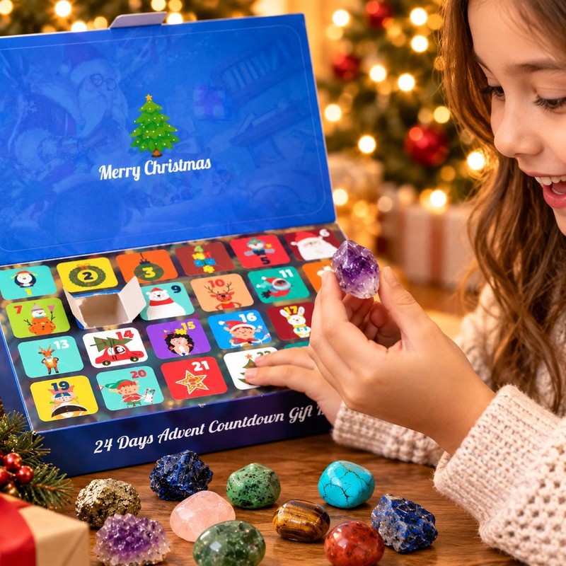 Gemstone Advent Calendar - 24 Days Countdown Gift Set