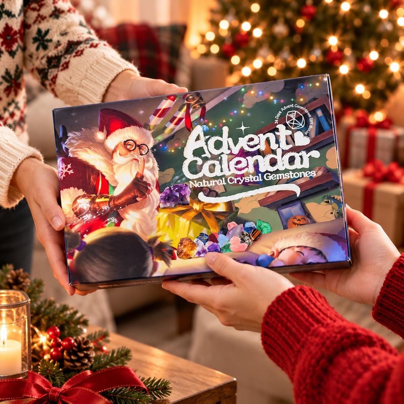 Gemstone Advent Calendar - 24 Days Countdown Gift Set