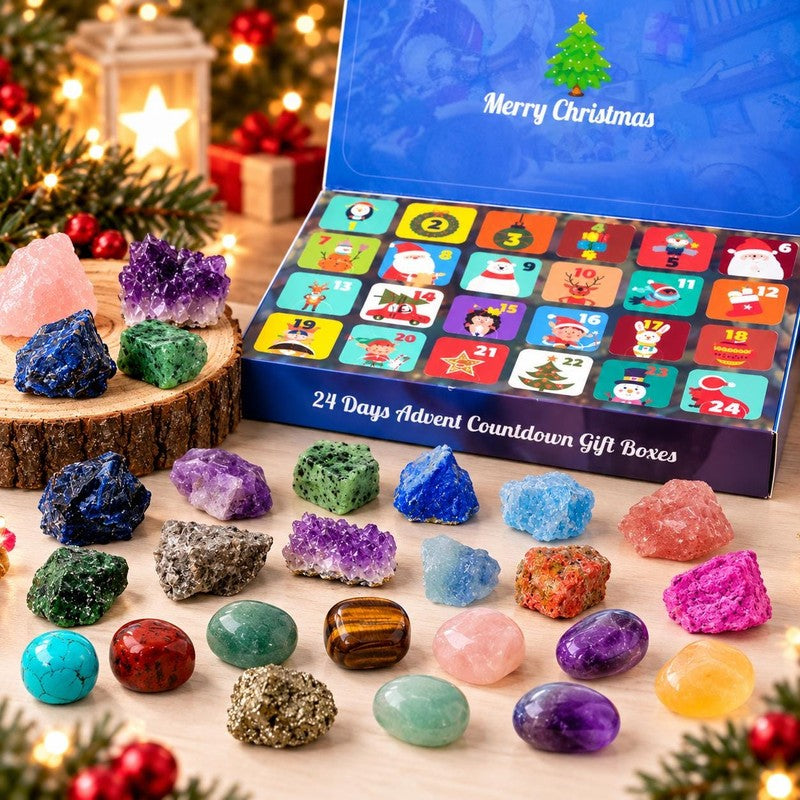 Gemstone Advent Calendar - 24 Days Countdown Gift Set