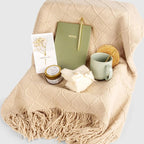 Gift Box Set - Army Green with Floral Print