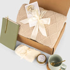 Gift Box Set - Army Green with Floral Print