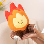 Gift Set Campfire Plush Toy - Multi-Colored Flame and Log