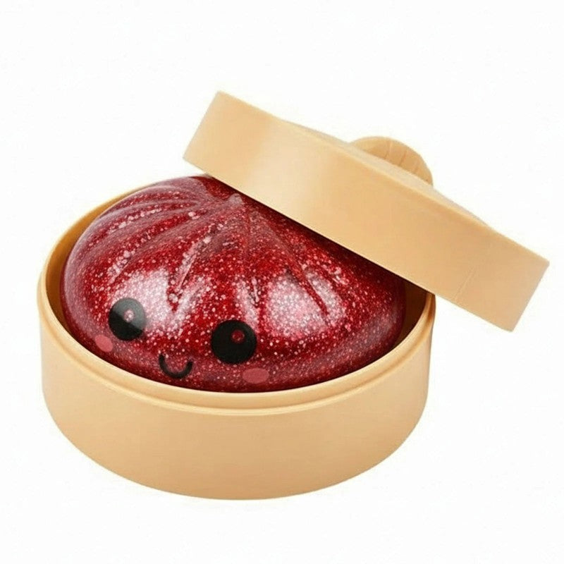 Gift Set - Dumpling Squeeze Toy with Kawaii Face