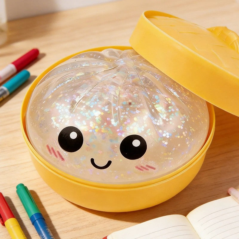 Gift Set - Dumpling Squeeze Toy with Kawaii Face