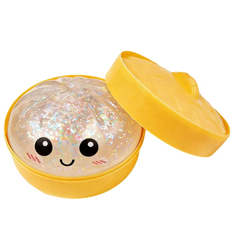 Gift Set - Dumpling Squeeze Toy with Kawaii Face