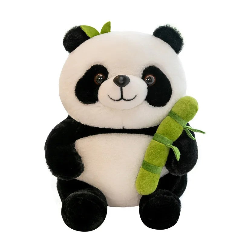 Gift Set - Giant Panda Plush Toy with Detachable Bamboo Tube