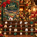 Golf Advent Calendar Gift Set - 24 Days of Golf-Themed Ornaments