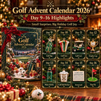 Golf Advent Calendar Gift Set - 24 Days of Golf-Themed Ornaments