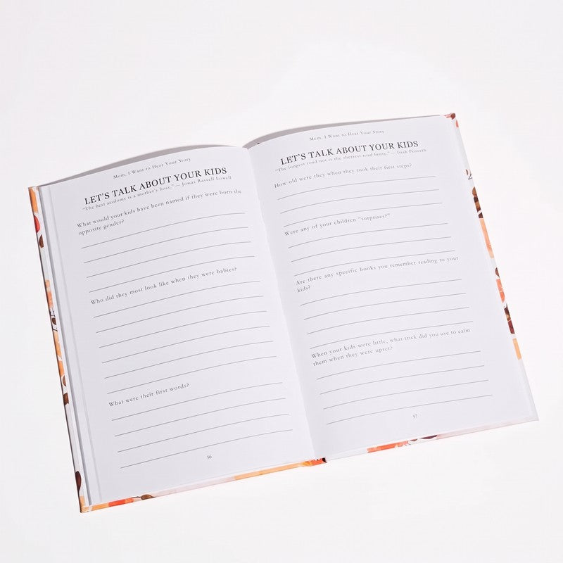 Guided Memory Journal - Family Keepsake Book with Prompts