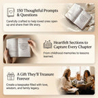 Guided Memory Journal - Family Keepsake Book with Prompts