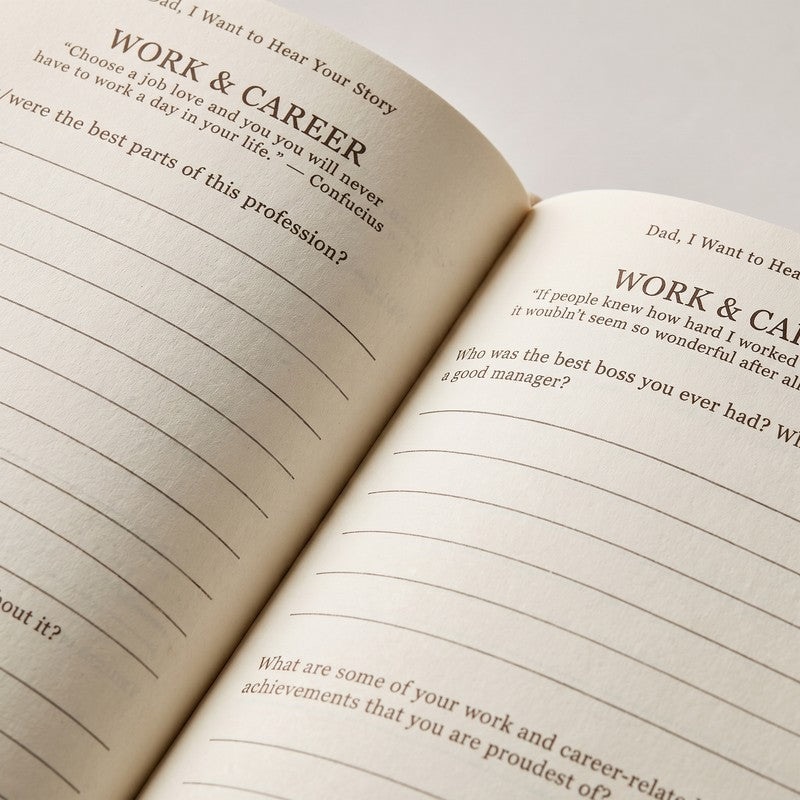 Guided Memory Journal - Family Keepsake Book with Prompts