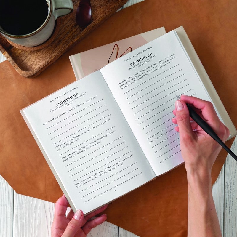 Guided Memory Journal - Family Keepsake Book with Prompts