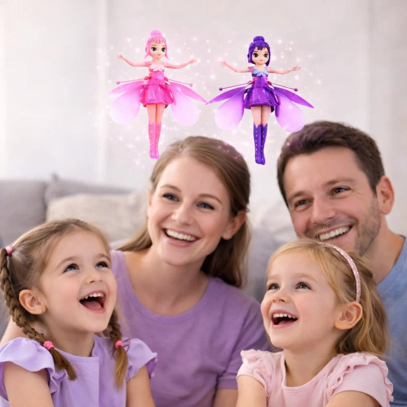 Hand-controlled Flying Fairy Doll with LED Lights