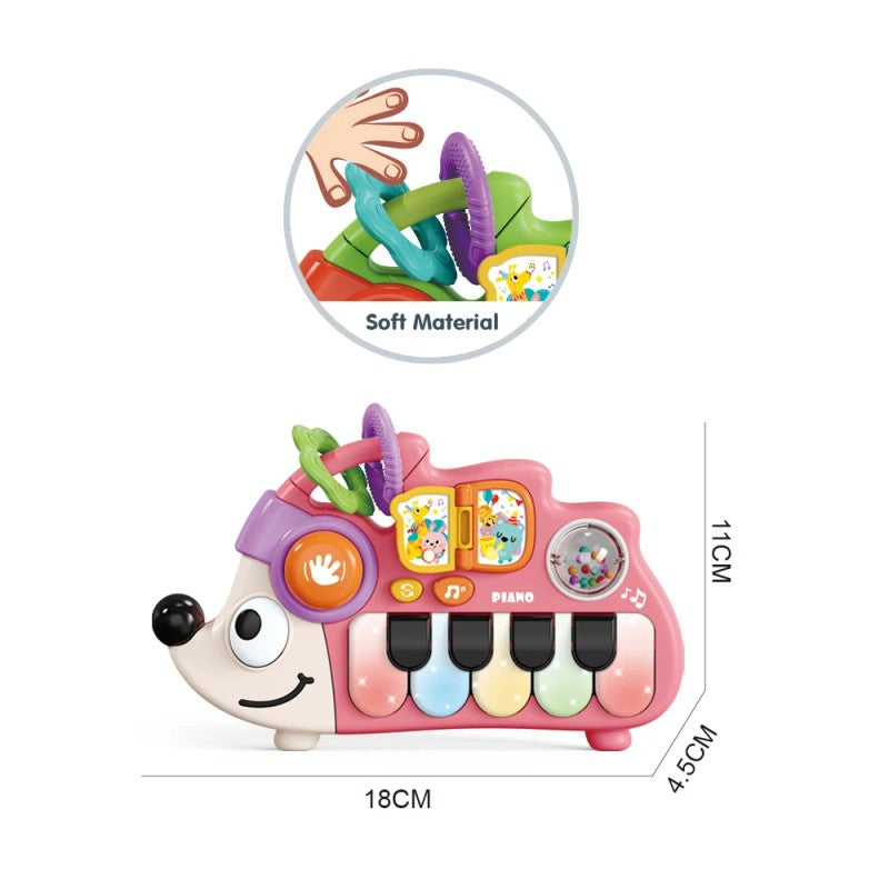 Hedgehog-Shaped Piano Toy for Infants