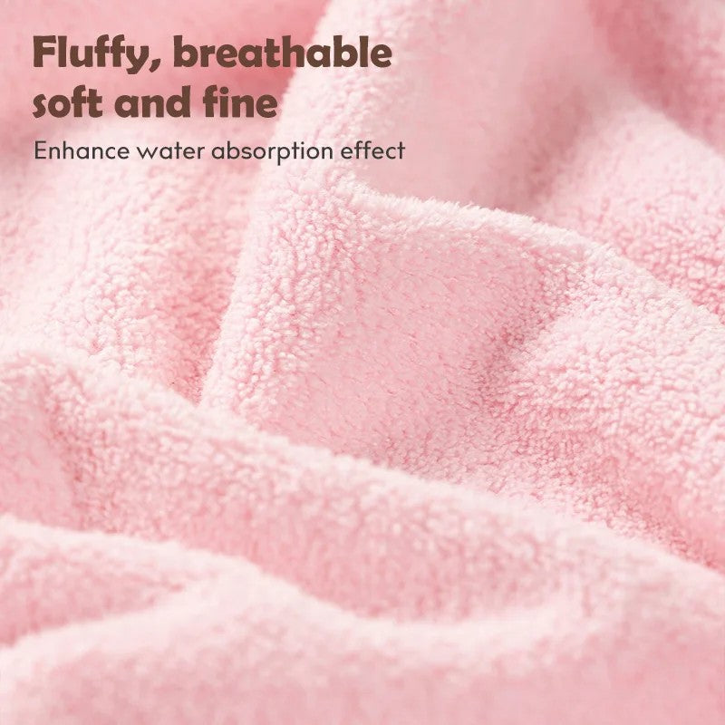 Hooded Kids Bath Towel Cloak - Animal Ear