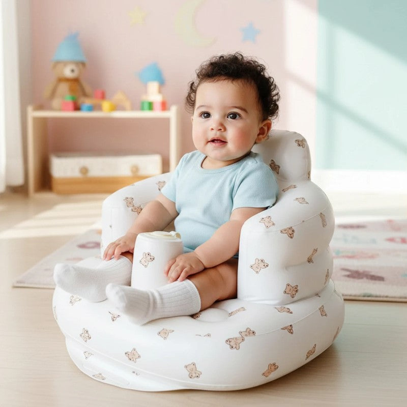 Inflatable Baby Chair - Woodland Animal Print