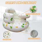 Inflatable Baby Sitting Chair - Dinosaur Print