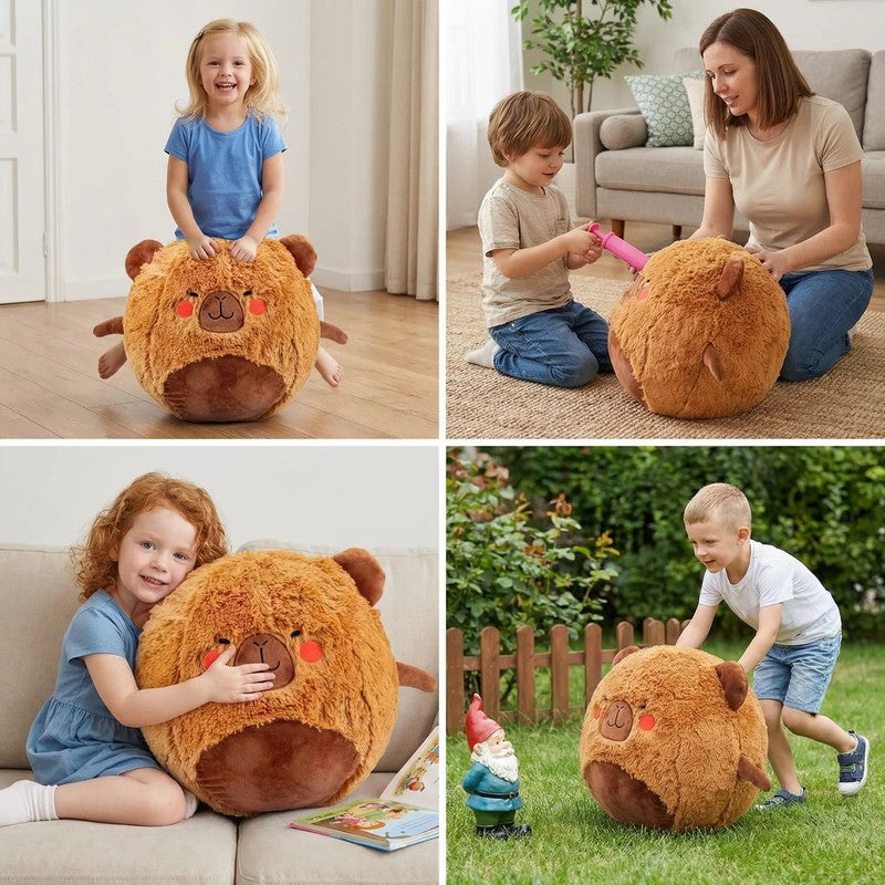 Inflatable Hopping Animal Toy - Removable Cover