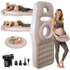 Inflatable Pregnancy Pillow - U-Shape with Belly Cutout