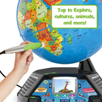Interactive Educational Globe with Stylus Pen and Quiz Game Modes