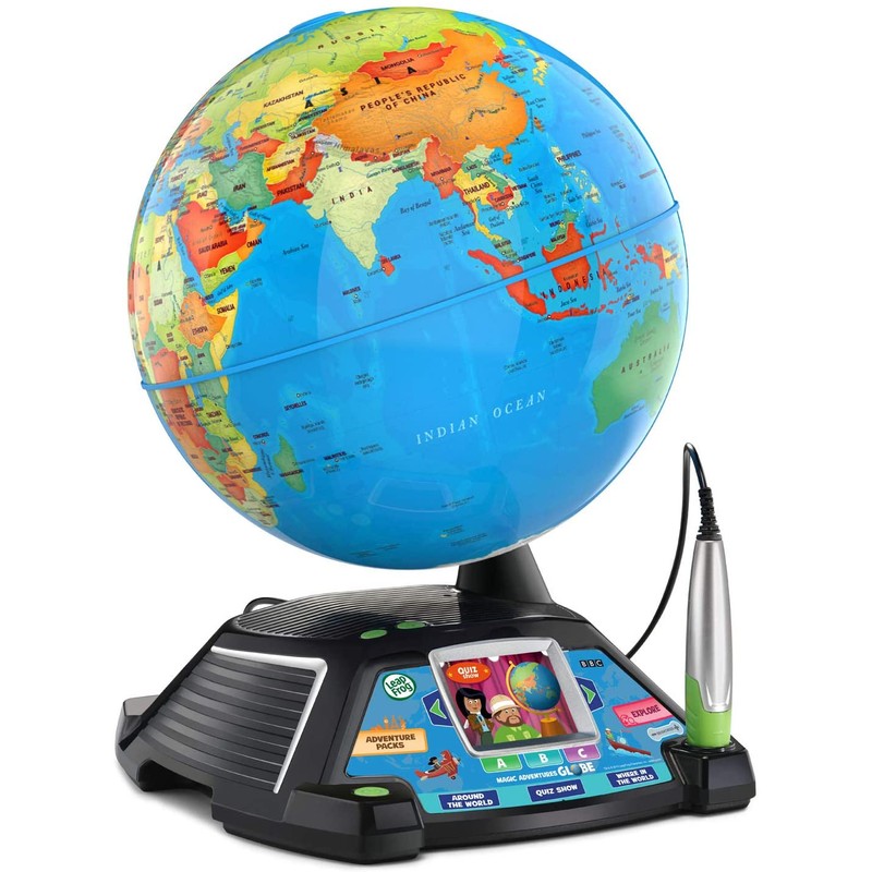 Interactive Educational Globe with Stylus Pen and Quiz Game Modes