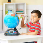 Interactive Educational Globe with Stylus Pen and Quiz Game Modes