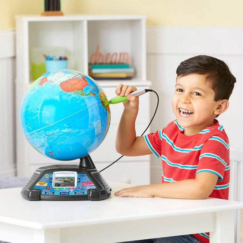 Interactive Educational Globe with Stylus Pen and Quiz Game Modes