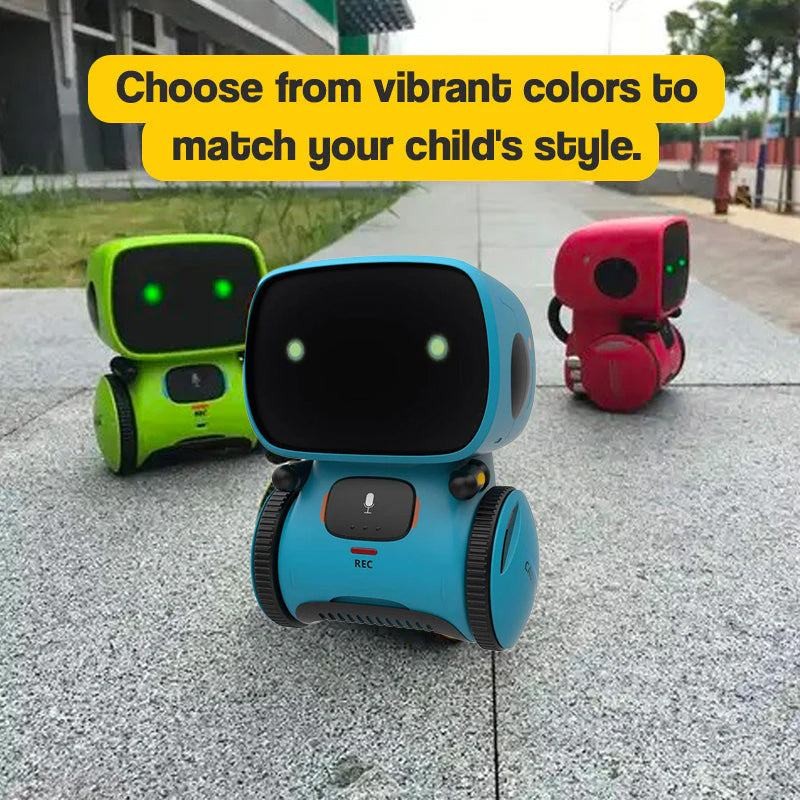 Interactive Educational Robot Toy - Voice Controlled with LED Eyes