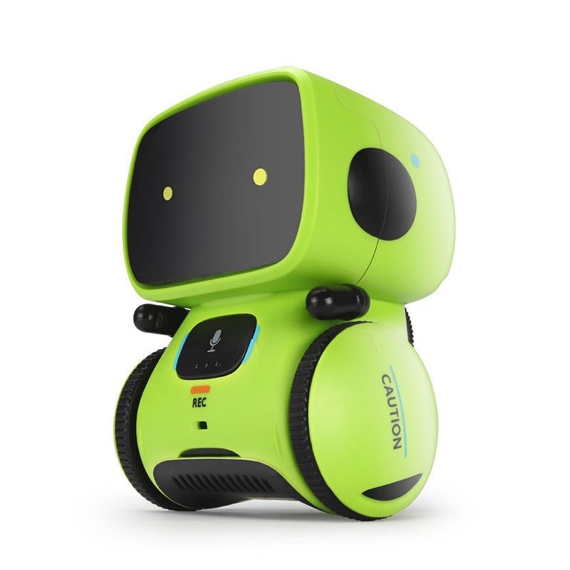 Interactive Educational Robot Toy - Voice Controlled with LED Eyes