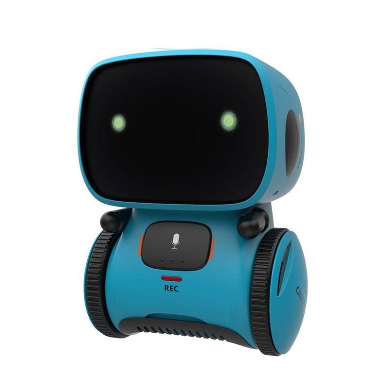 Interactive Educational Robot Toy - Voice Controlled with LED Eyes