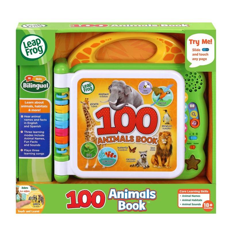 Interactive Electronic Learning Book for Toddlers - 100 Animals