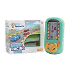 Interactive Electronic Racing Game Console for Kids - Green and Black