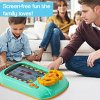 Interactive Electronic Racing Game Console for Kids - Green and Black