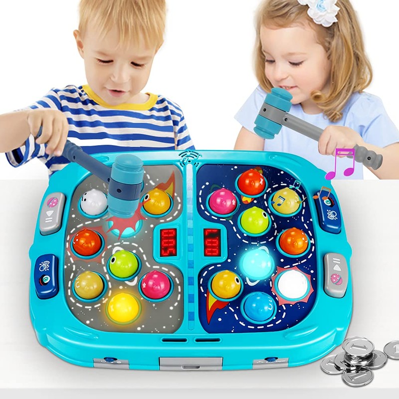 Interactive Electronic Whack-A-Mole Toy Game - Multiplayer Challenges