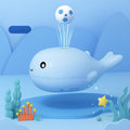 Interactive Hovering Ball Toy - Whale-Shaped Base Unit