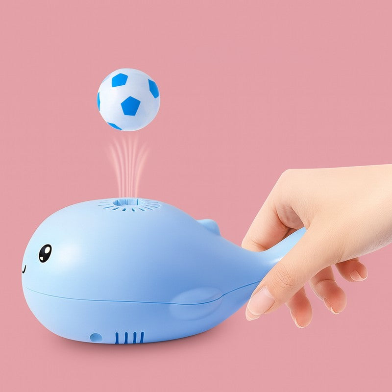 Interactive Hovering Ball Toy - Whale-Shaped Base Unit