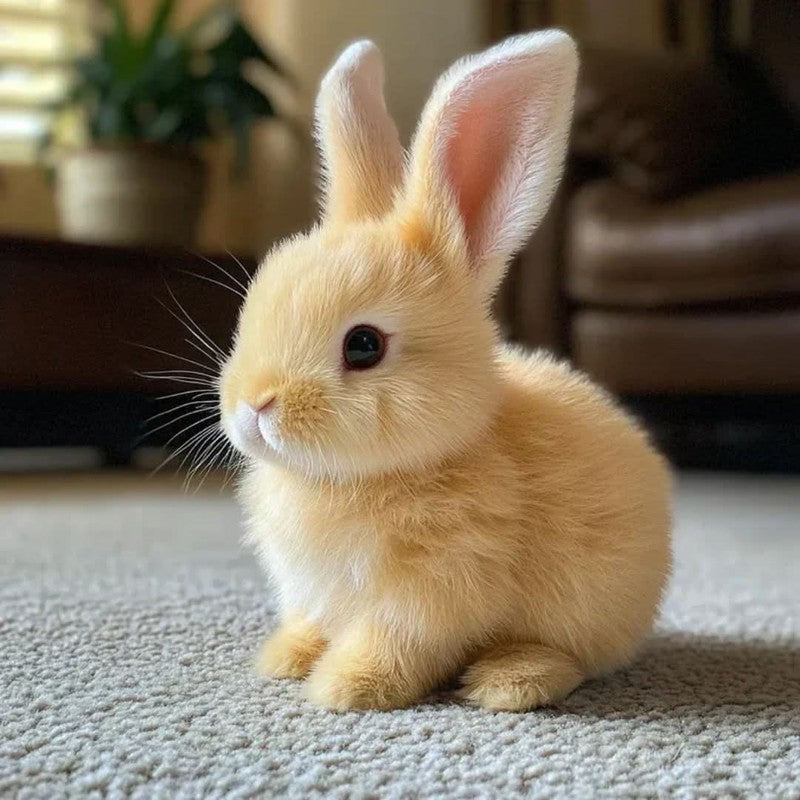 Interactive Plush Rabbit Toy with Sound