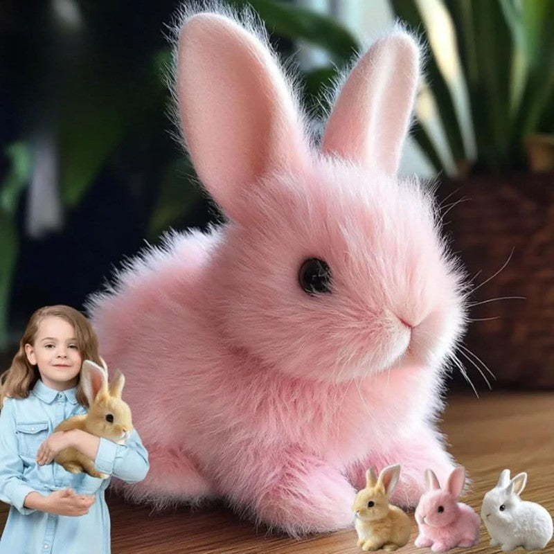 Interactive Plush Rabbit Toy with Sound