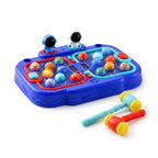 Interactive Whack-A-Mole Battle Game Toy - 2-Player Mode with Light Effects
